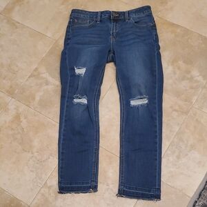 JBD Women's Distressed Blue Jeans